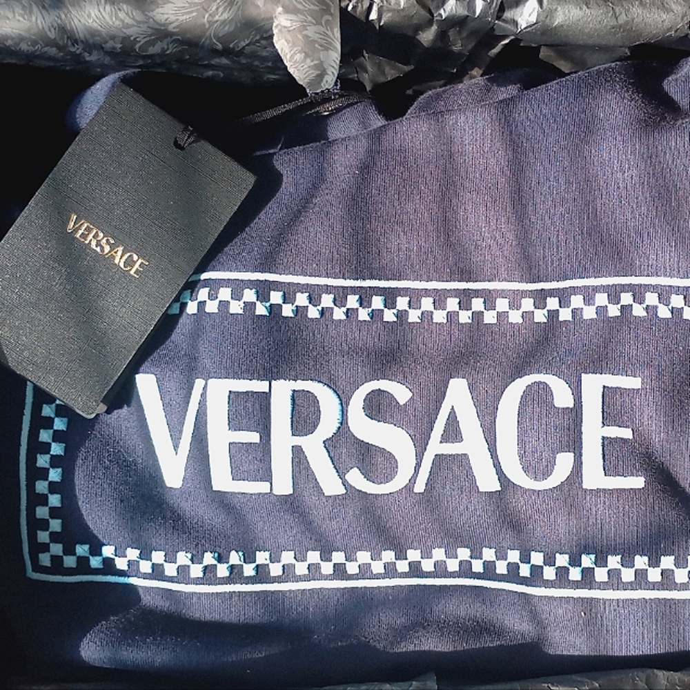 Blue Versace hoodie XL